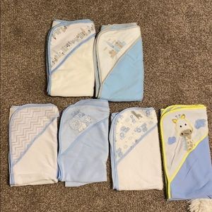 New baby boy bath towels